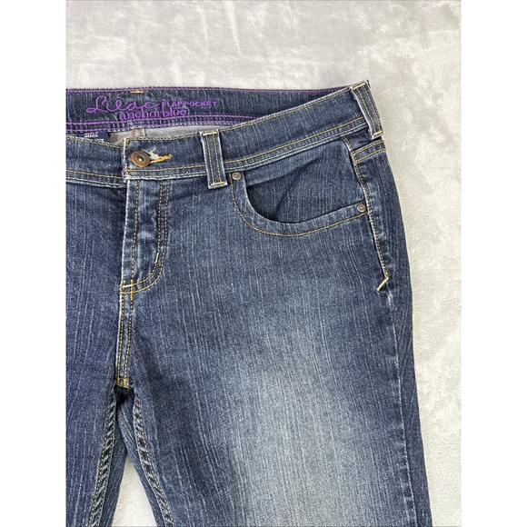Anchor Blue Jeans Women's Sz 15 Lilac Flap Pocket - Picture 3 of 16
